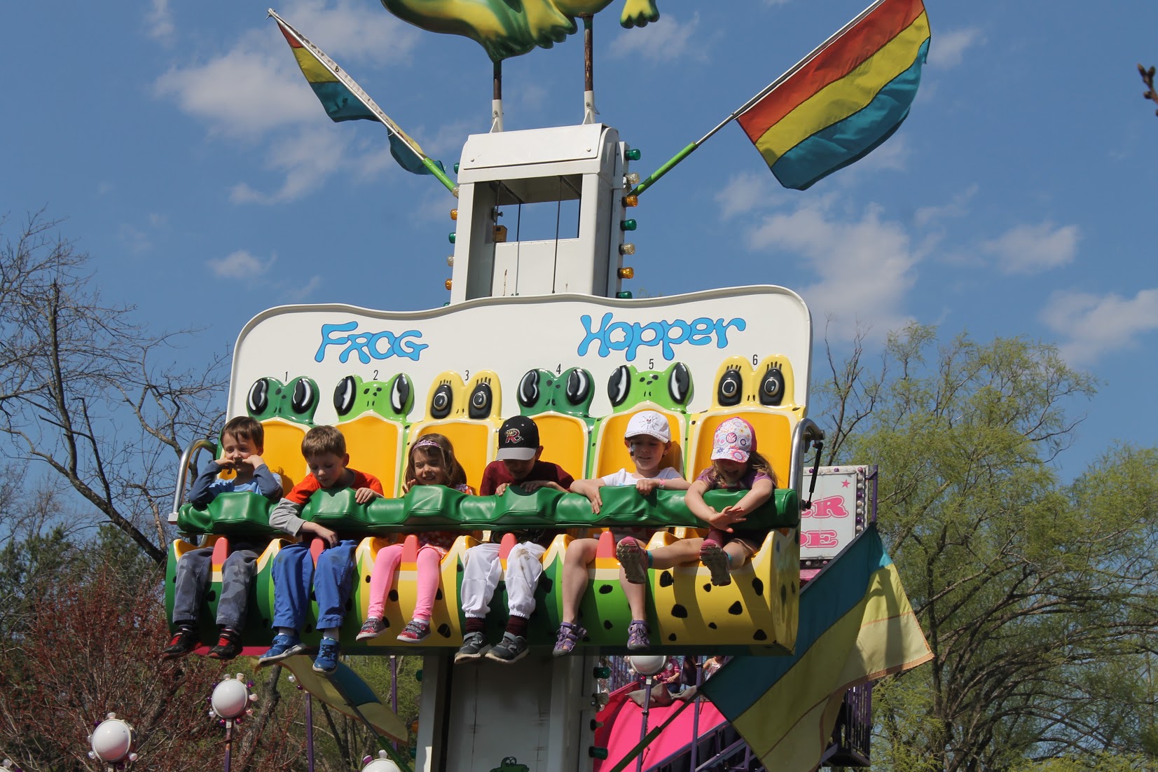 Kids On Frog Hopper