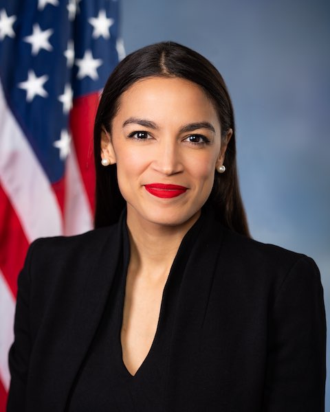 Alexandria Ocasio Cortez Official Portrait