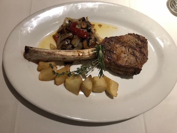 Lamb Chops at La Fontanella