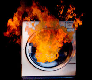 dryer-on-fire